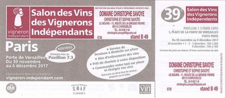Salon Vins des Vignerons Indépendants Paris 2017
